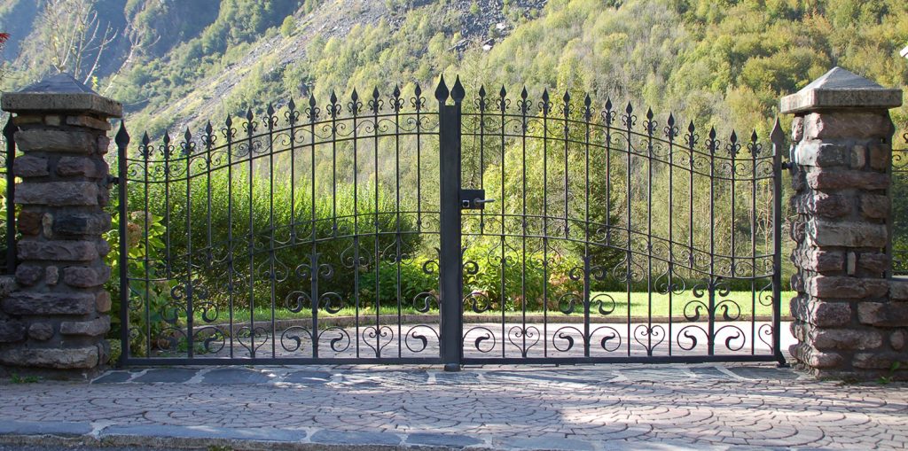 Cancello in ferro battuto